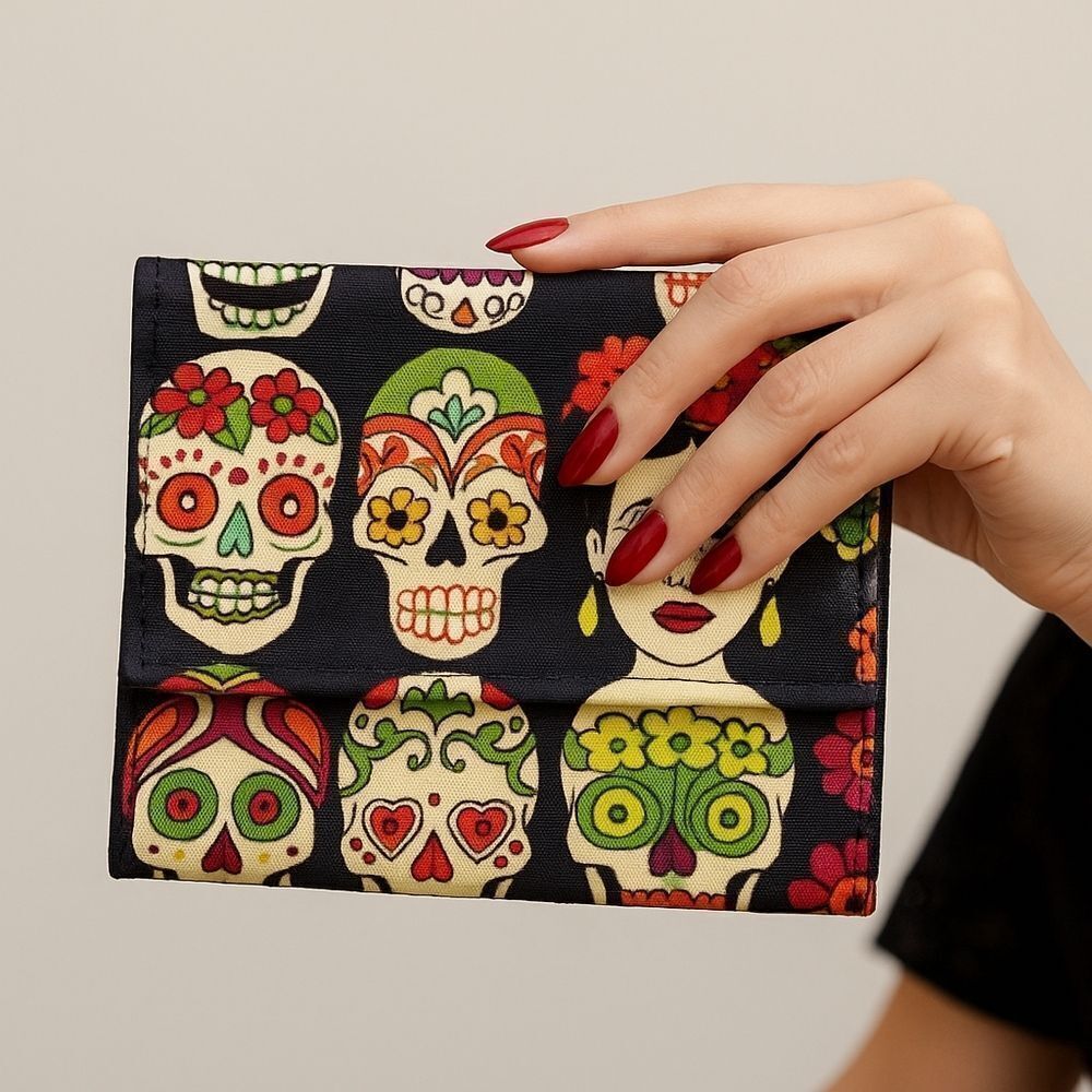 Day of the Dead Vinyl Clutch